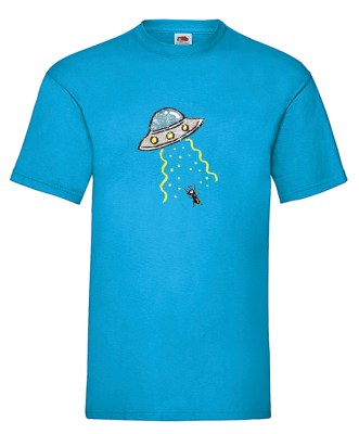 FRUIT OF THE LOOM T-shirt με στάμπα K5522 ΤΥΡΚΟΥΑΖ